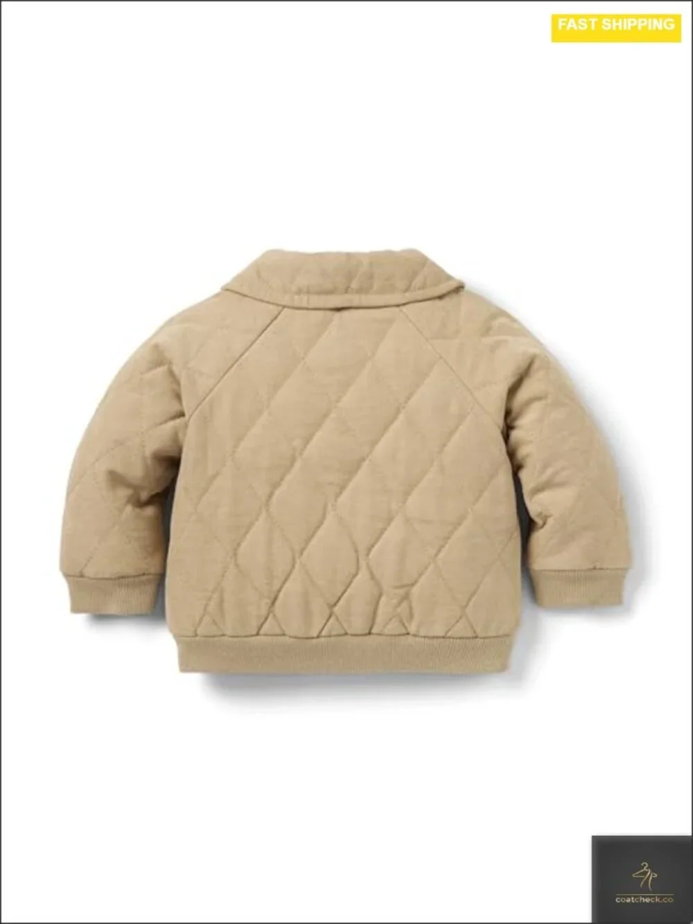 Baby Quilted Jacket Long Sleeve Polyester Blend Fully Lined Fall